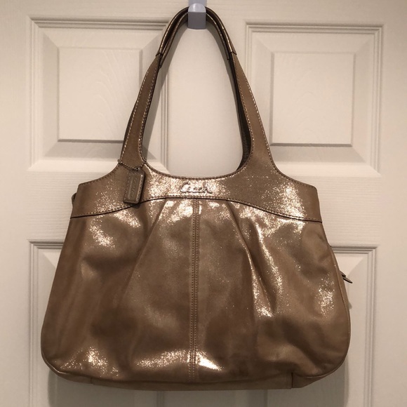 Coach golden tote bag - Picture 2 of 6